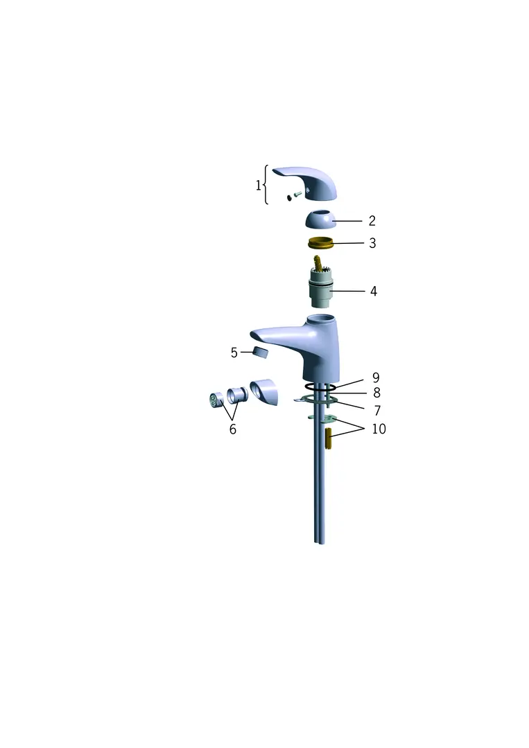 SP0101 Bateria umywalkowa