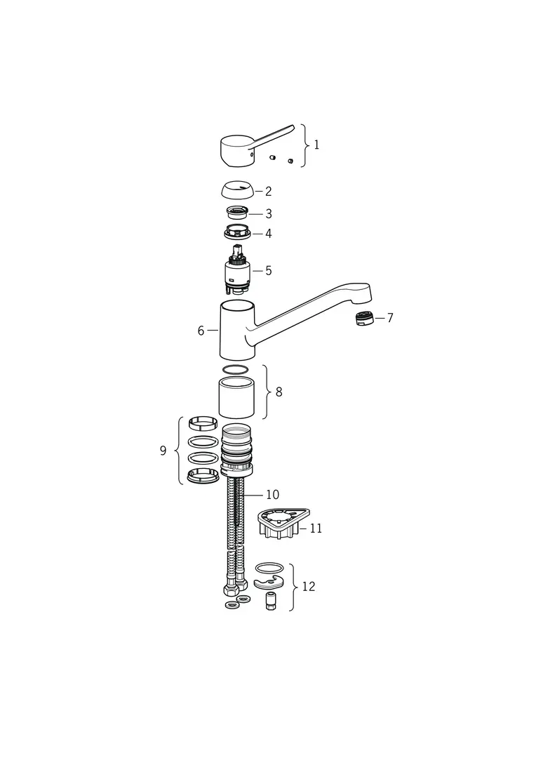 SP2920F Kitchen faucet