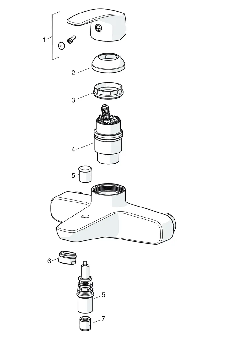 SP1040 Bath and shower faucet