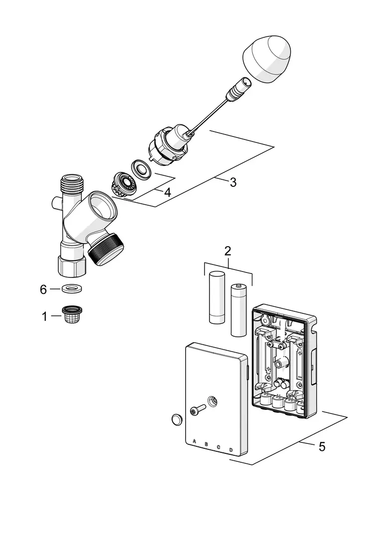 SP0116 Washing machine valve