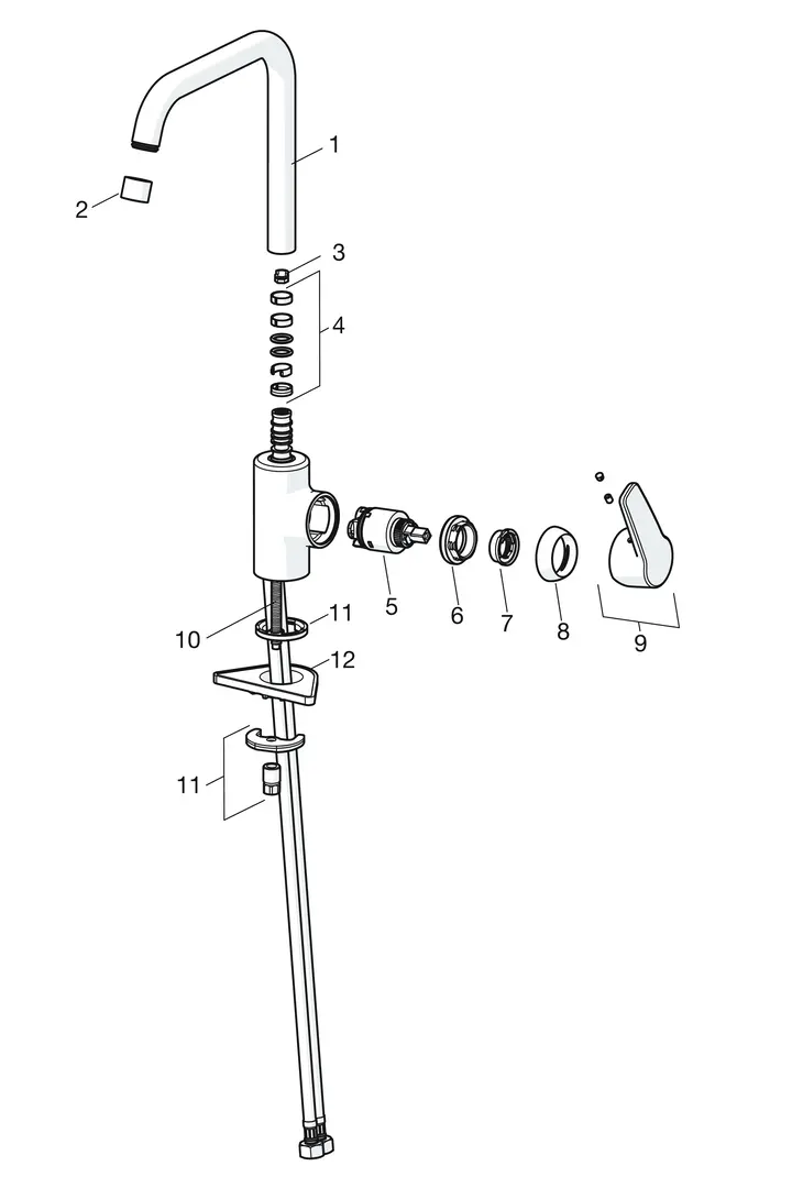 SP3931F Kitchen faucet