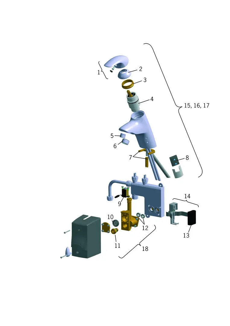 SP8010 Izlietnes jaucējkrāns