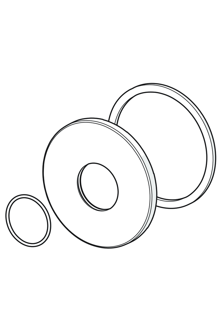 1001013V Cover plate, d 130 mm Oras Oras