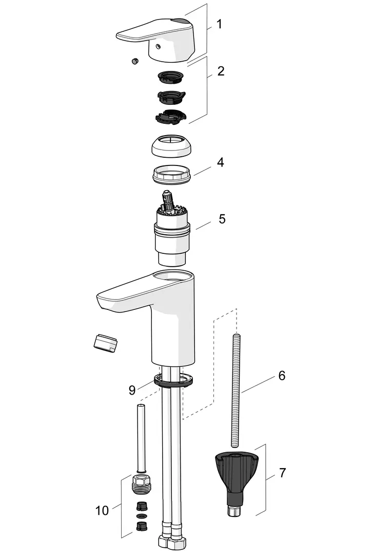 SP1812FG-33 Washbasin faucet