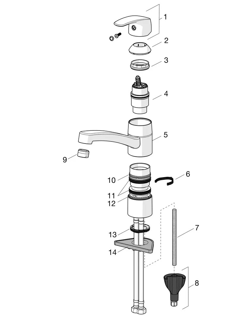 SP1030F Kitchen faucet