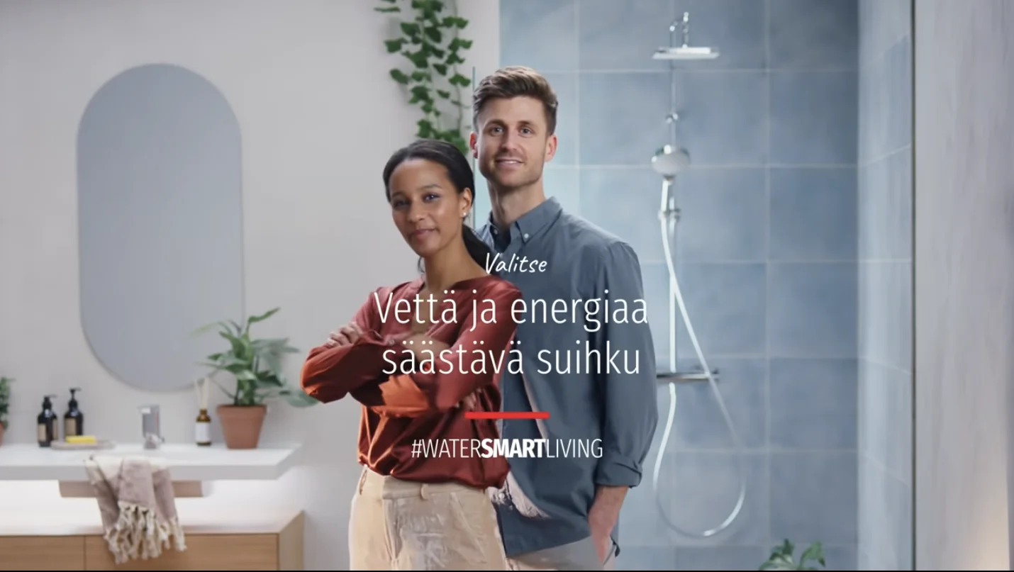 Sanomme KYLLÄ vettä ja energiaa säästävälle suihkulle