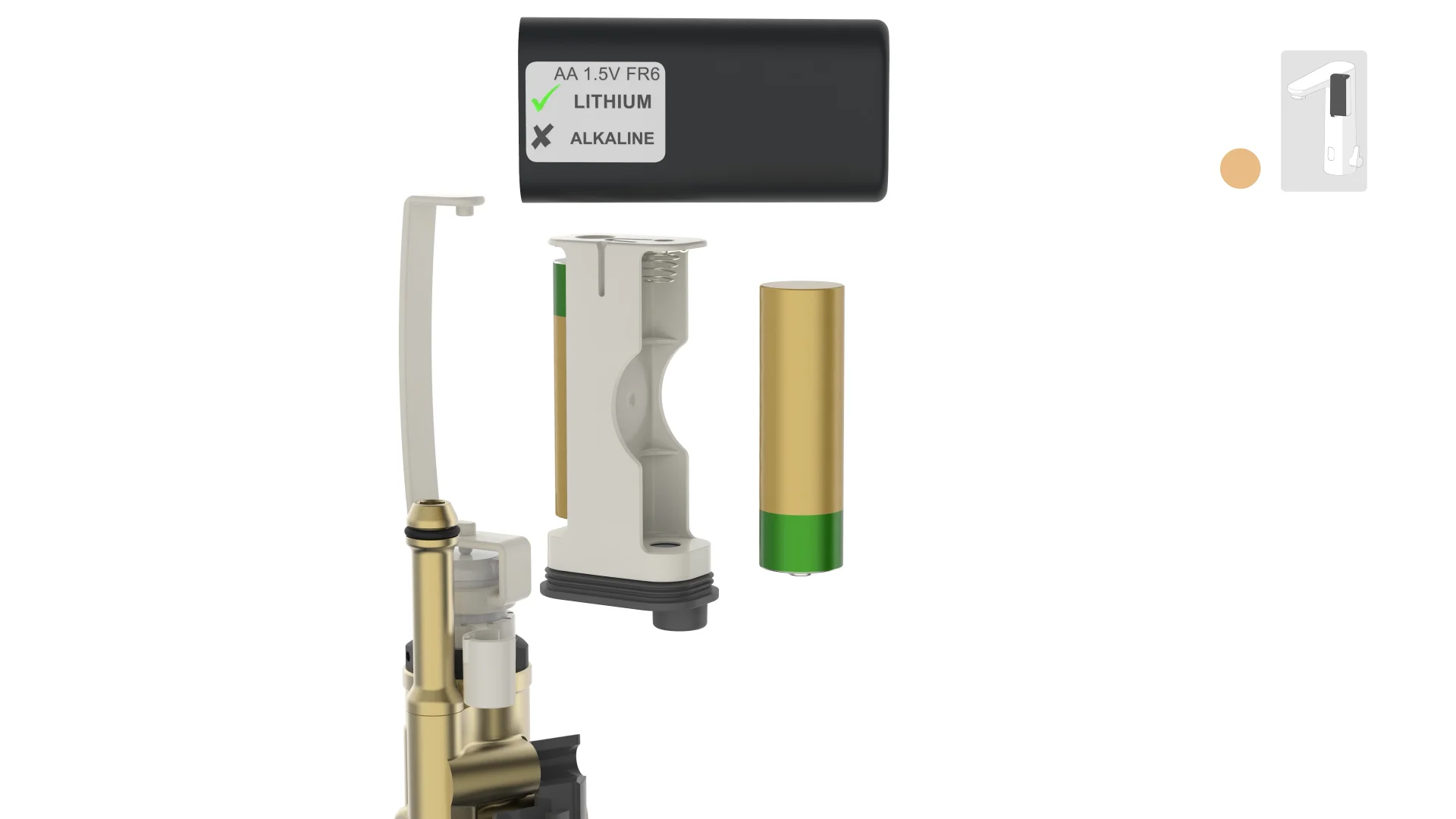 Next generation Oras Electra - Changing battery  Brass