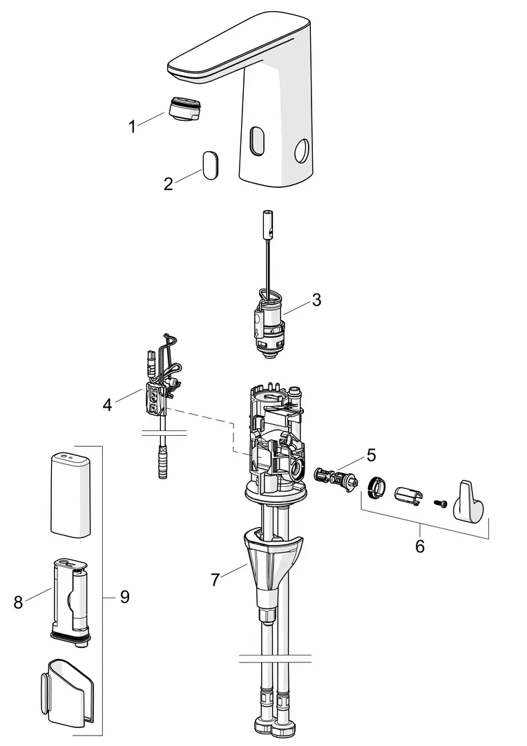 SP9212FZ-GB Washbasin faucet