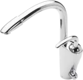 Kitchen faucet with dishwasher valve