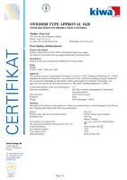 Certyfikaty/Deklaracje KIWA SE Type Approval