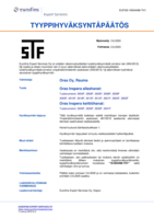 Approval/Declaration STF