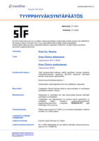 Approval/Declaration STF