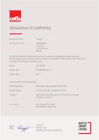 Godkännande/Certifikat Declaration of Conformity