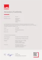 Godkännande/Certifikat Declaration of Conformity