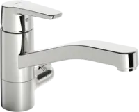 Kitchen faucet with dishwasher valve