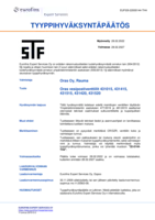 Approval/Declaration STF