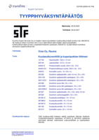 Approval/Declaration STF