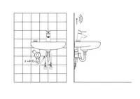 Oras Optima, Washbasin faucet, 3 V, 2701F