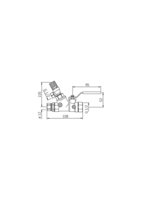 Oras, Feed valve, DN15, 414012