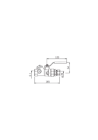 Oras, Pump valve, DN25, Cu28, 413028