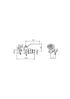 Oras, Sūkņa regulēšanas ventilis, DN50, Cu54, 411054