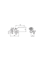 Oras, Line adjustment valve, DN15, 410215