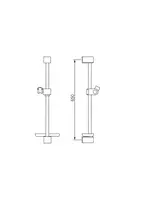 Oras, Shower rail, 253040-11