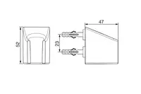 Oras, Hand shower holder, Apollo, 251050