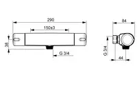 Oras Nova, Shower faucet, 7471