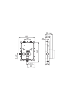 Oras Electra, Innbygningskran for urinal, 6527A