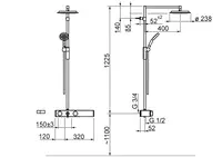 Oras Signa, Shower system, 3 V, 6392-15