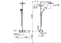 Oras Signa, Shower system, 3 V, 6392-11