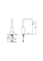 Oras Electra, Bateria umywalkowa, 12 V, 6335F