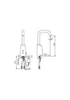 Oras Electra, Washbasin faucet, 6 V, 6330F
