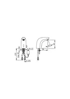 Oras Electra, Washbasin faucet, 6 V, 6150F-080