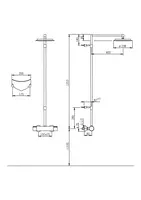 Oras Cubista, Dusjkran med rain shower, 2890U