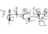 Oras Optima, Washbasin faucet, 230/5 V, 2705FT