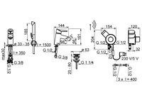 Oras Optima, Washbasin faucet, 230/5 V, 2703FT