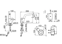 Oras Signa, Kitchen faucet, 3 V, 2222F