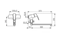 Oras Safira, Shower faucet, 1073