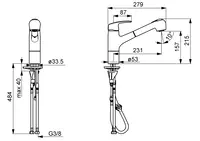 Oras Safira, Kitchen faucet, 1032F