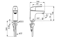 Oras Safira, Washbasin faucet, 1010