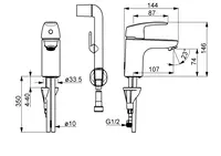 Oras Safira, Washbasin faucet, 1017