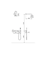 Oras Signa, Frontplate for rain shower, 230/12 V, 2273