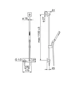 Oras Signa, Shower set, 2291