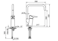 Oras Optima, Kitchen faucet, 2733FG