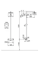 Oras Optima, Dusjkran med rain shower, 7191