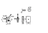 Oras, Nuotolinio valdymo ventilis, 3 V, Bluetooth, 272100