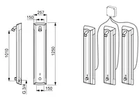 Oras Electra, Bruserpanel, 12 V, 6664FTX-109