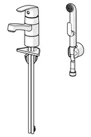 Oras Safira, Washbasin faucet, 1021